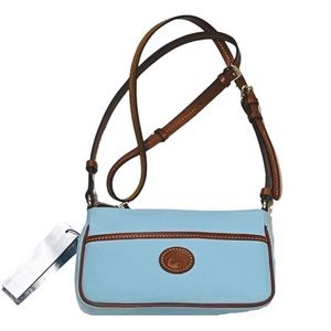 Dooney & Bourke | Blue Shoulder Nylon Pochette Bag NEW WITH TAGS